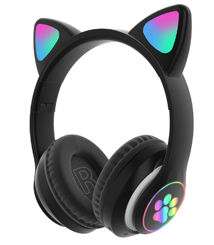 Casti wireless pliabile, Urechi de pisica VZV-23M NEGRE